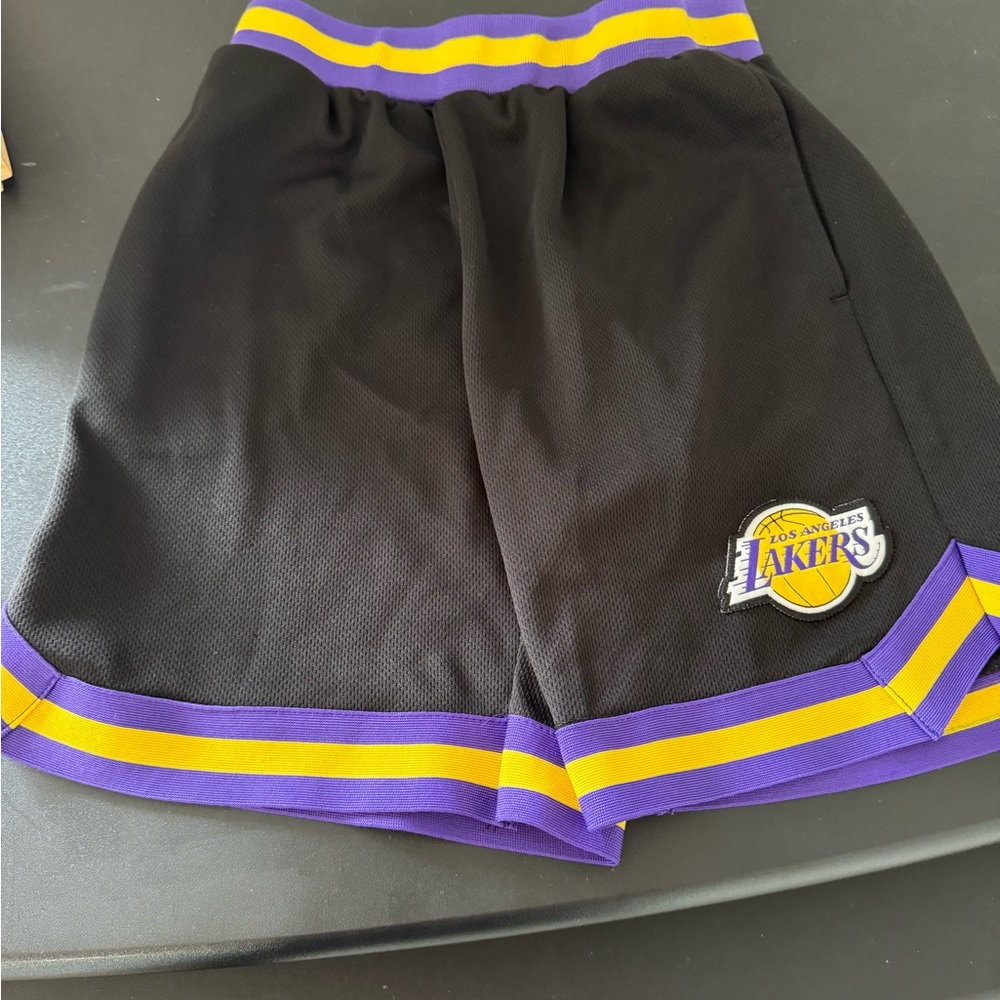Nike Kids Black and Purple Casual Shorts